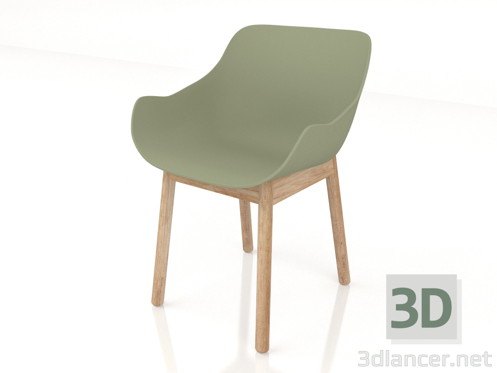 modèle 3D Chaise Baltic Basic BL1P14 - preview
