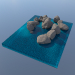 Animación de arrecifes 3D modelo Compro - render