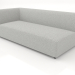 3d model Corner sofa module (XL) 193 extended left - preview
