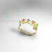 3d model Ring with stones - preview