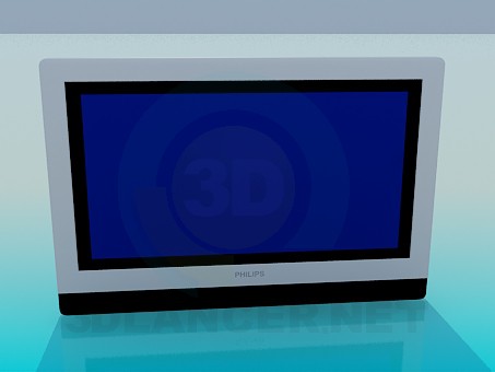 3d model LCD Philips - vista previa