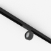 3 डी मॉडल चुंबकीय busbar के लिए एलईडी दीपक (DL18784_01 काला) - पूर्वावलोकन