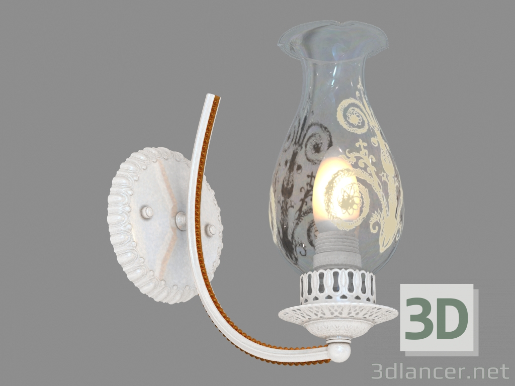 3D modeli Duvar lambası Taranto (1394-1W) - önizleme