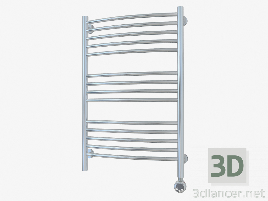 3d model Bohemia curved radiator (800x500) - preview