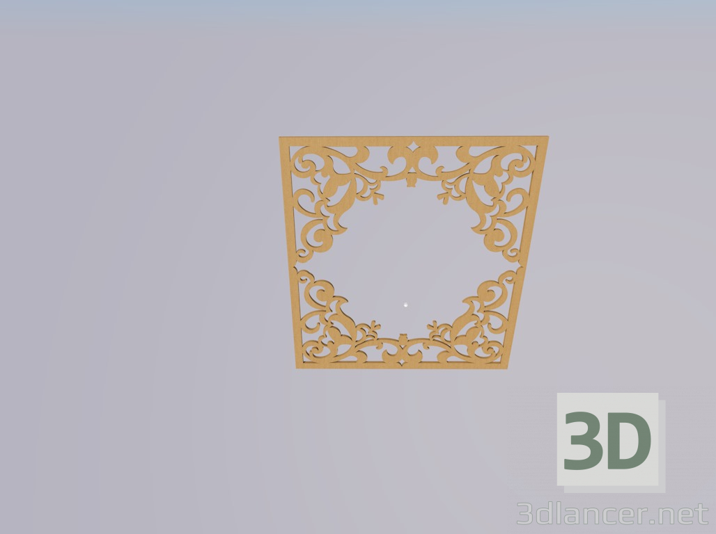 modello 3D ornamento - anteprima