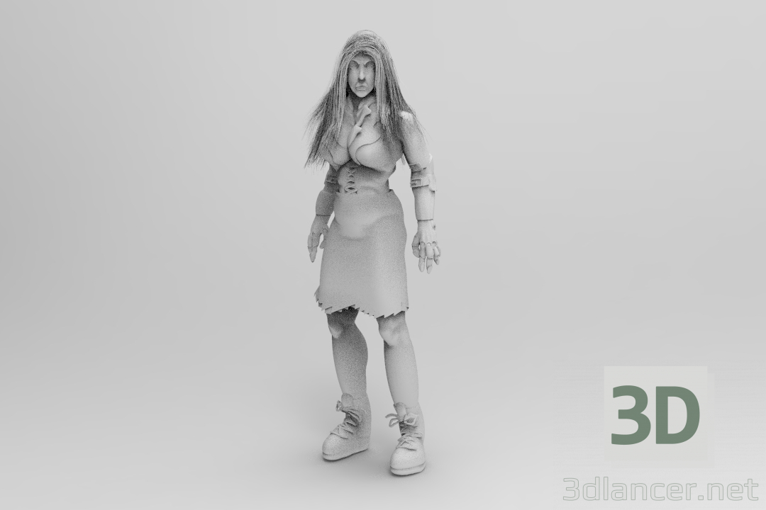 modello 3D Donna - anteprima