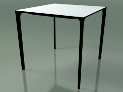 Quadratischer Tisch 0800 (H 74 - 79 x 79 cm, Laminat Fenix F01, V39)