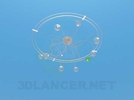 3D Modell Kronleuchter - Vorschau