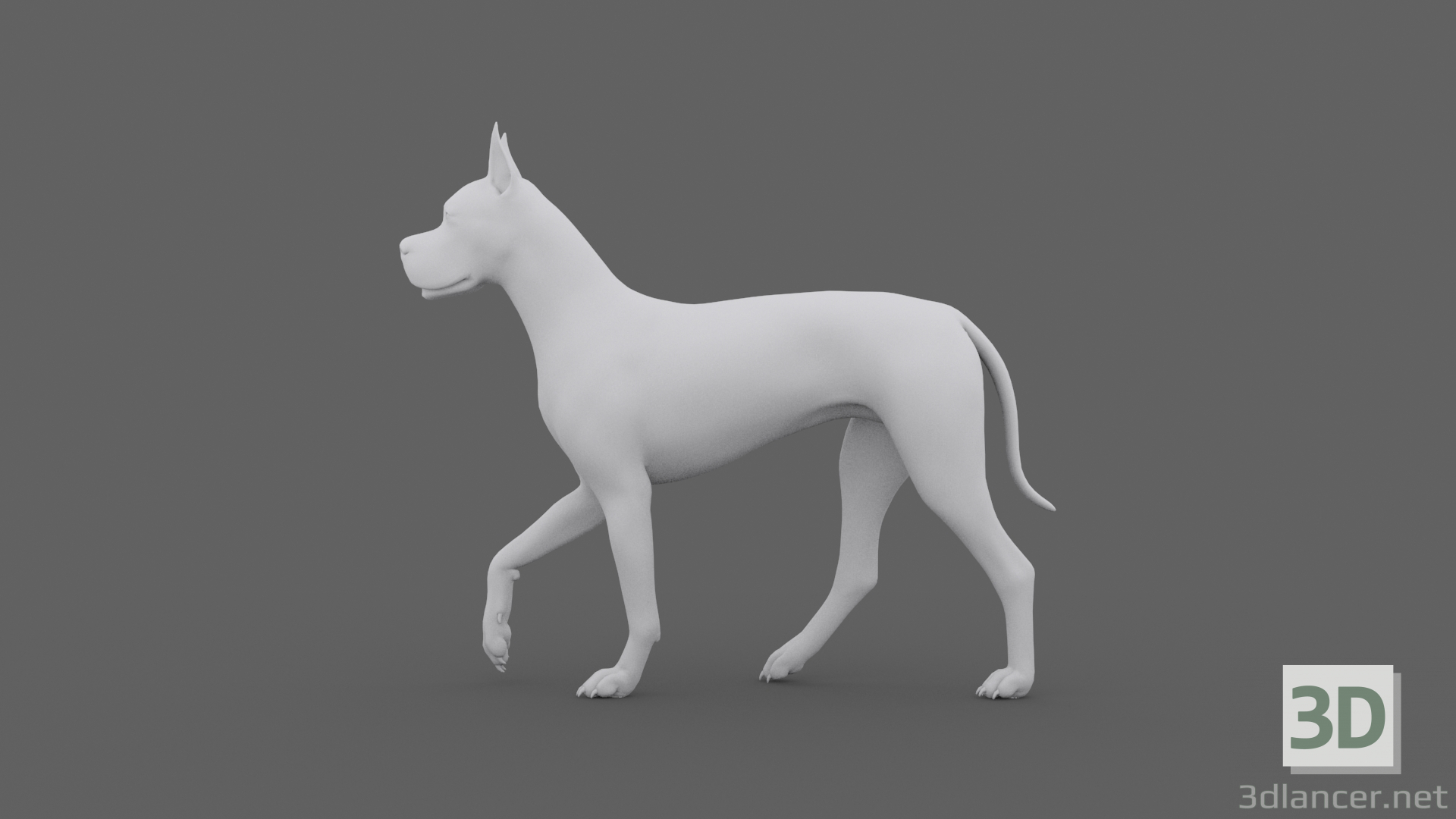 3D FDGD-002 Köpek Animasyonu modeli satın - render