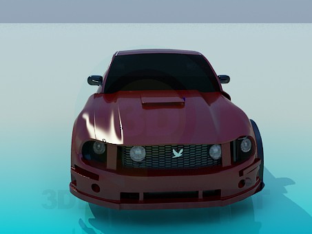 modello 3D Ford Mustang - anteprima