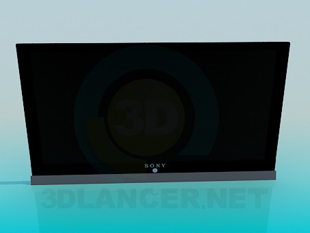 3d модель LCD Sony – превью