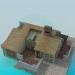 Modelo 3d Casa de campo - preview