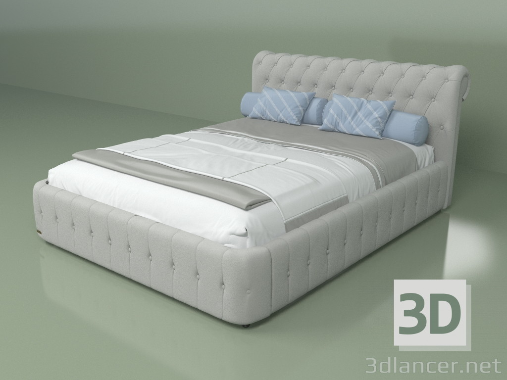 3 डी मॉडल डबल बेड लियोन 1.6 वर्ग मीटर - पूर्वावलोकन