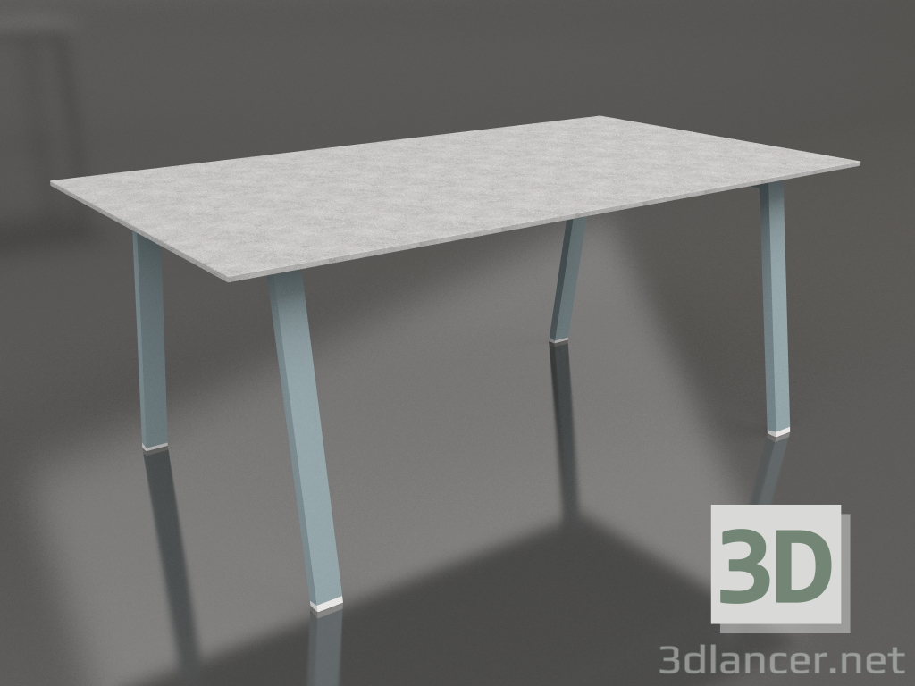 3d модель Стол обеденный 180 (Blue grey, DEKTON) – превью