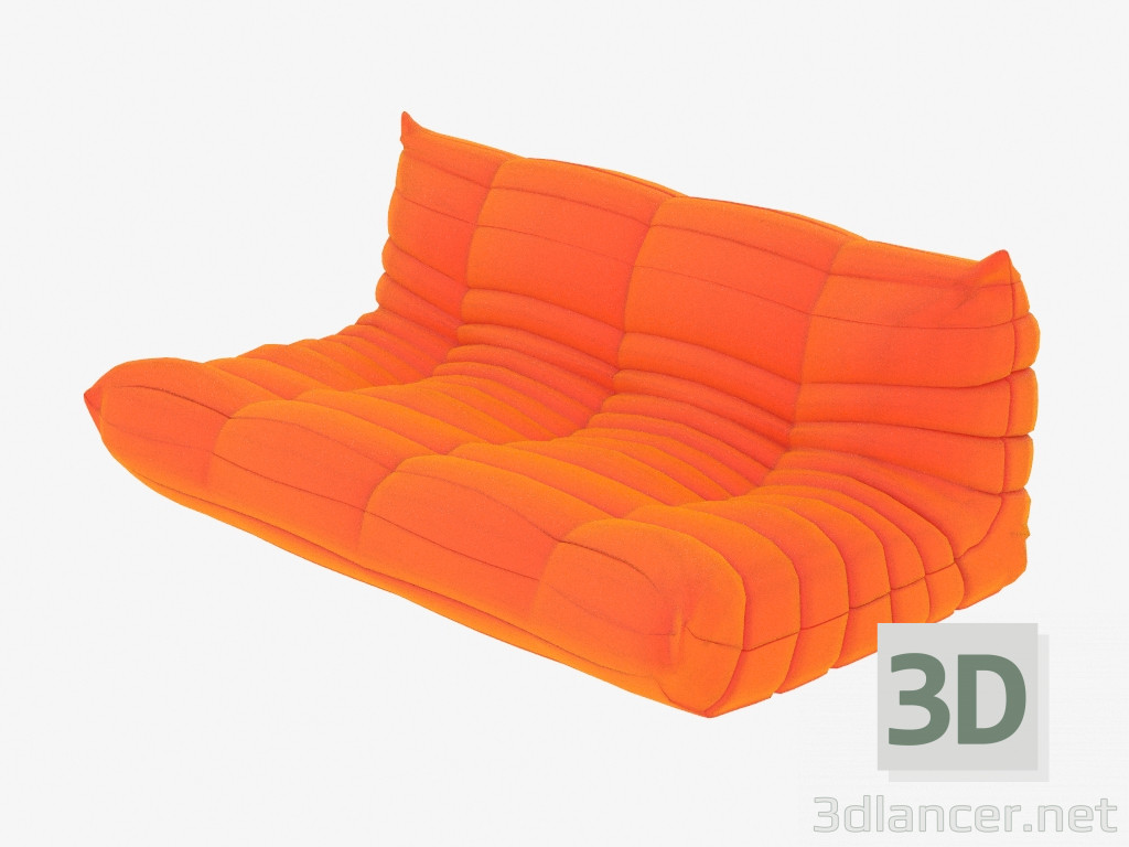 modello 3D Divani a tre posti Michel Ducaroy - anteprima