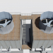 Torre de enfriamiento del ventilador 3D modelo Compro - render