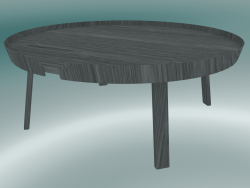 Table basse Around (Extra Large, Gris foncé)