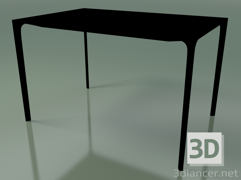 3D Modell Rechteckiger Tisch 0801 (H 74 - 79x120 cm, Laminat Fenix F02, V39) - Vorschau