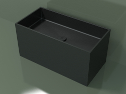 Countertop washbasin (01UN42101, Deep Nocturne C38, L 72, P 36, H 36 cm)