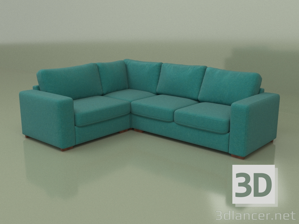 modello 3D Divano angolare Morti (UM, Lounge 20) - anteprima