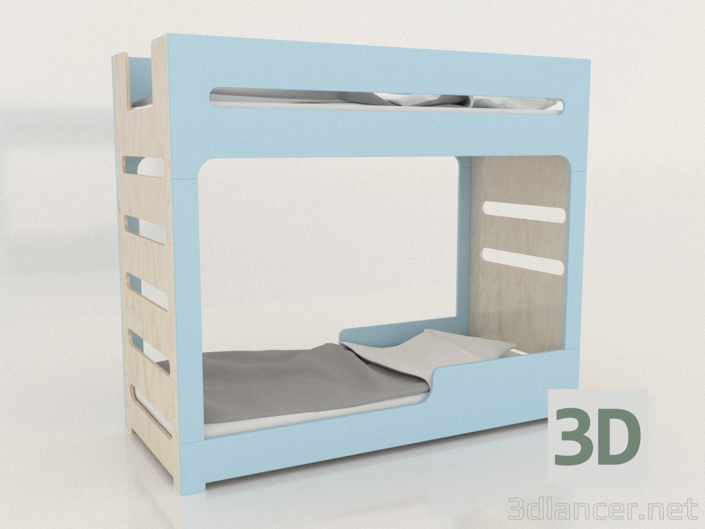3 डी मॉडल चारपाई बिस्तर मोड एफ (UBDFA1) - पूर्वावलोकन