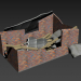 3d модель Разрушенный дом – превью