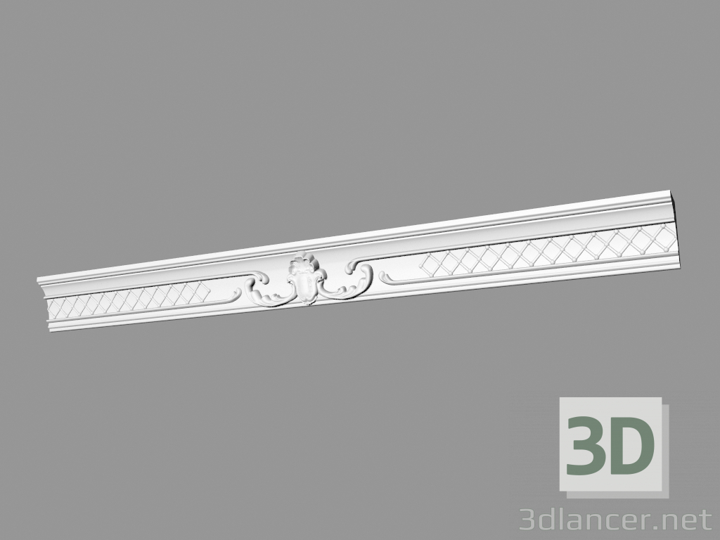 modèle 3D Corniche moulée (CF14) - preview