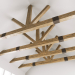 3d Деревянные потолочные балки для амбара модель купить - ракурс