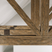 modèle 3D de Poutres de plafond en bois pour la grange acheter - rendu