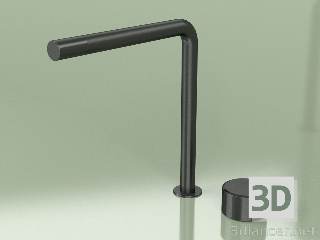 3d model 2-hole mixer with swivel spout (16 32 T, ON) - preview