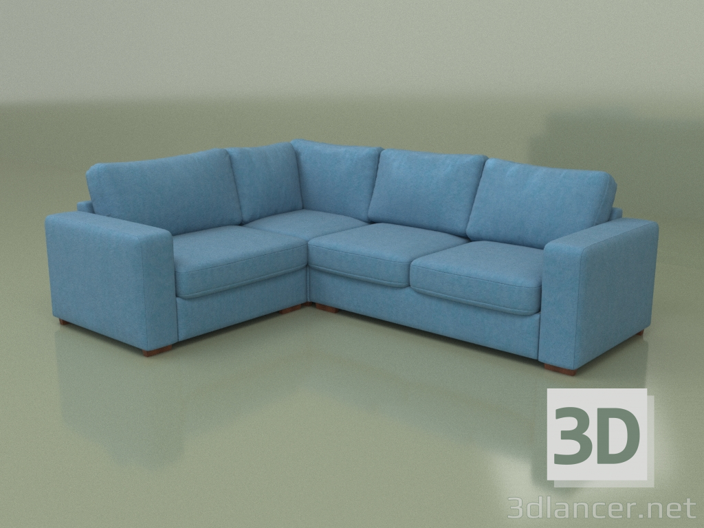 modello 3D Divano angolare Morti (UM, Lounge 21) - anteprima
