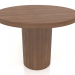3d модель Стол обеденный DT 011 (D=1000x750, wood brown light) – превью