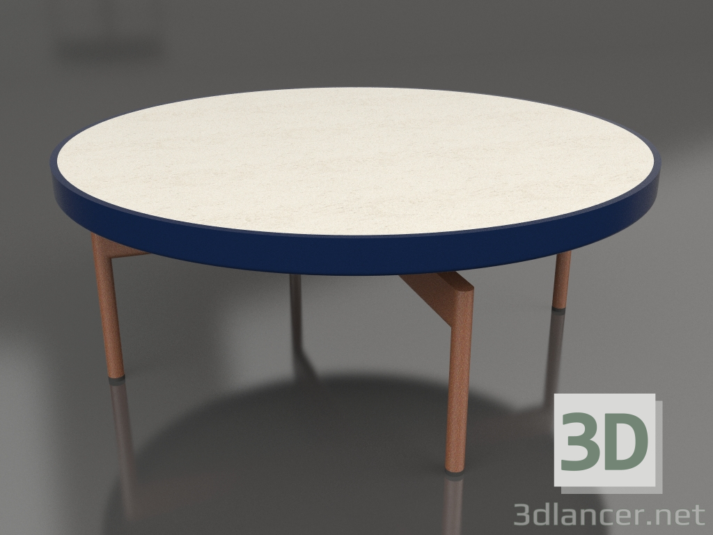 modèle 3D Table basse ronde Ø90x36 (Bleu nuit, DEKTON Danae) - preview
