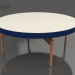 modello 3D Tavolino rotondo Ø90x36 (Blu notte, DEKTON Danae) - anteprima