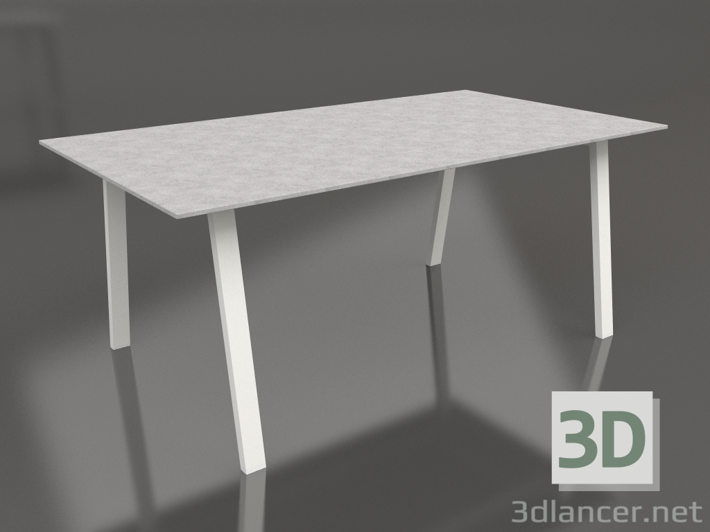 3D modeli Yemek masası 180 (Akik gri, DEKTON) - önizleme
