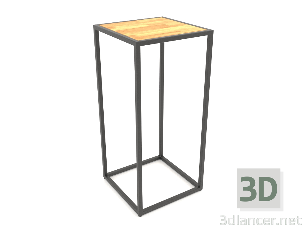 modèle 3D Console carrée (BOIS, 40x40x86) - preview