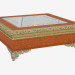 3d model Square coffee table in classical style 728 - preview