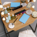 3d Decorative set Dressing table MakeUP set model buy - render