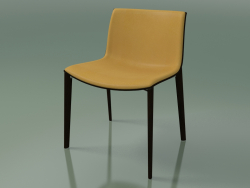 Cadeira 2088 (4 pernas de madeira, com estofo na frente, wenge)