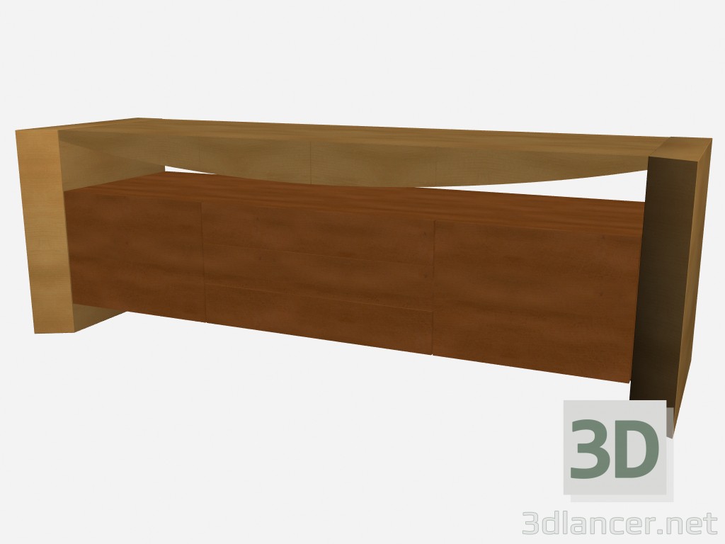 3D modeli Accademia açık büfe - önizleme