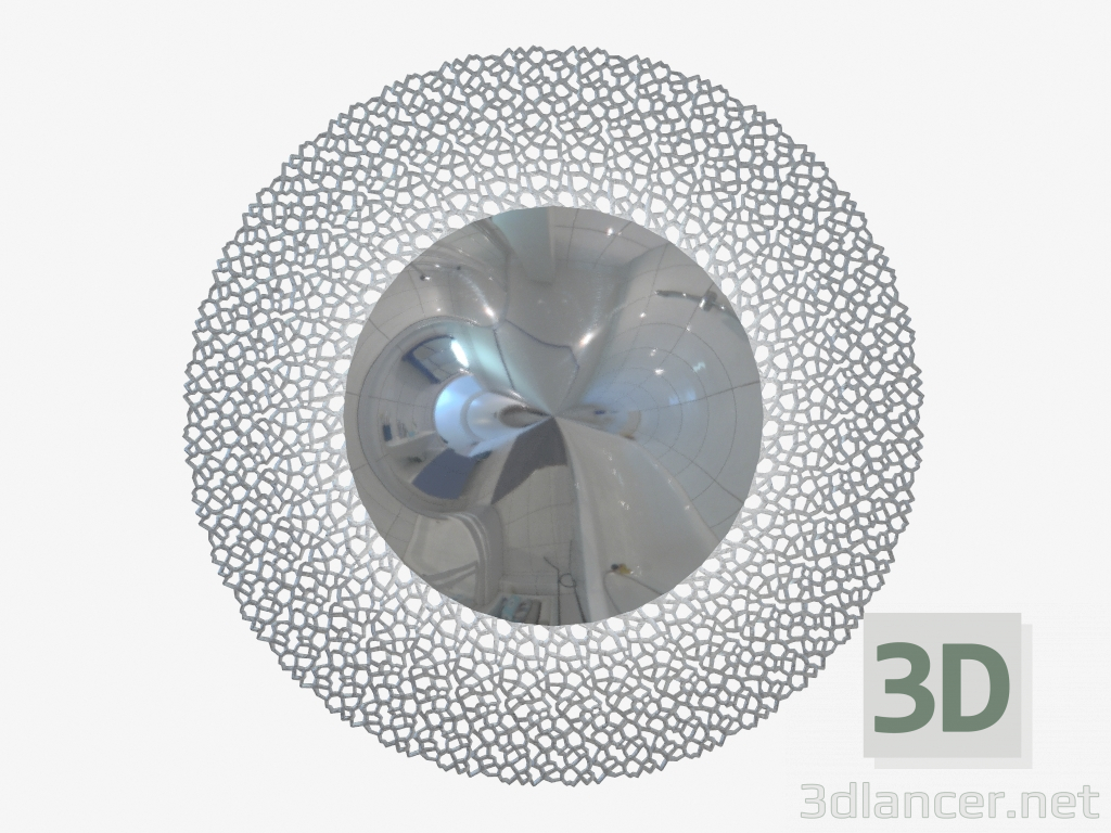 modello 3D Plafoniera Lunario (3560 24L) - anteprima