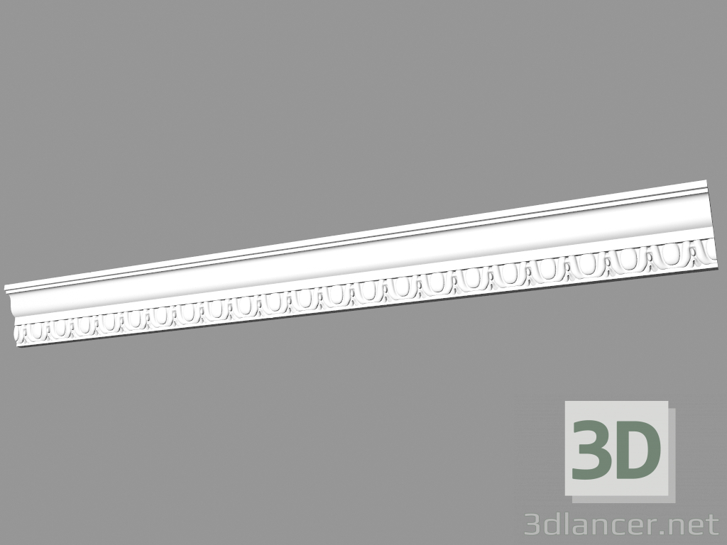 3D modeli Kalıplı korniş (КФ16) - önizleme