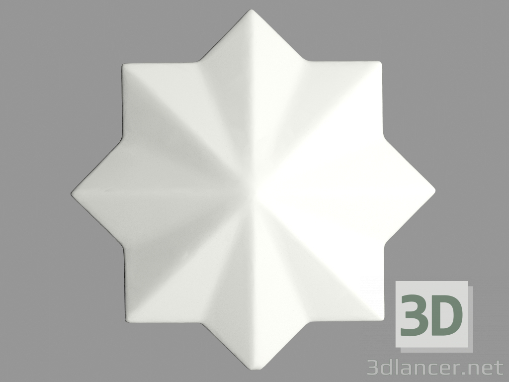 3D modeli Duvar dekoru (F140) - önizleme