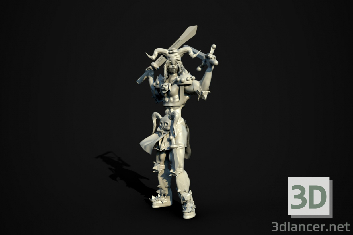 3D Modell Ritter - Vorschau
