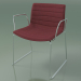 3D modeli Sandalye 3120 (kızaklarda, kolçaklı, çıkarılabilir kumaş döşemeli) - önizleme