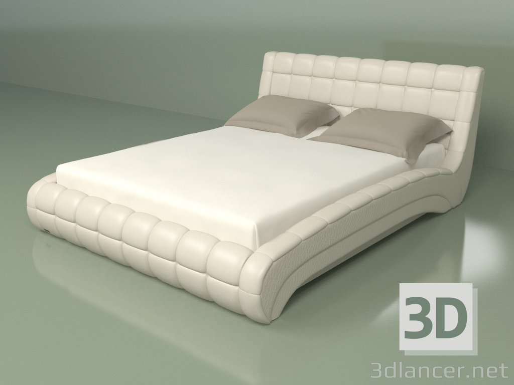 3d модель Кровать двуспальная Монс 1,6 м – превью