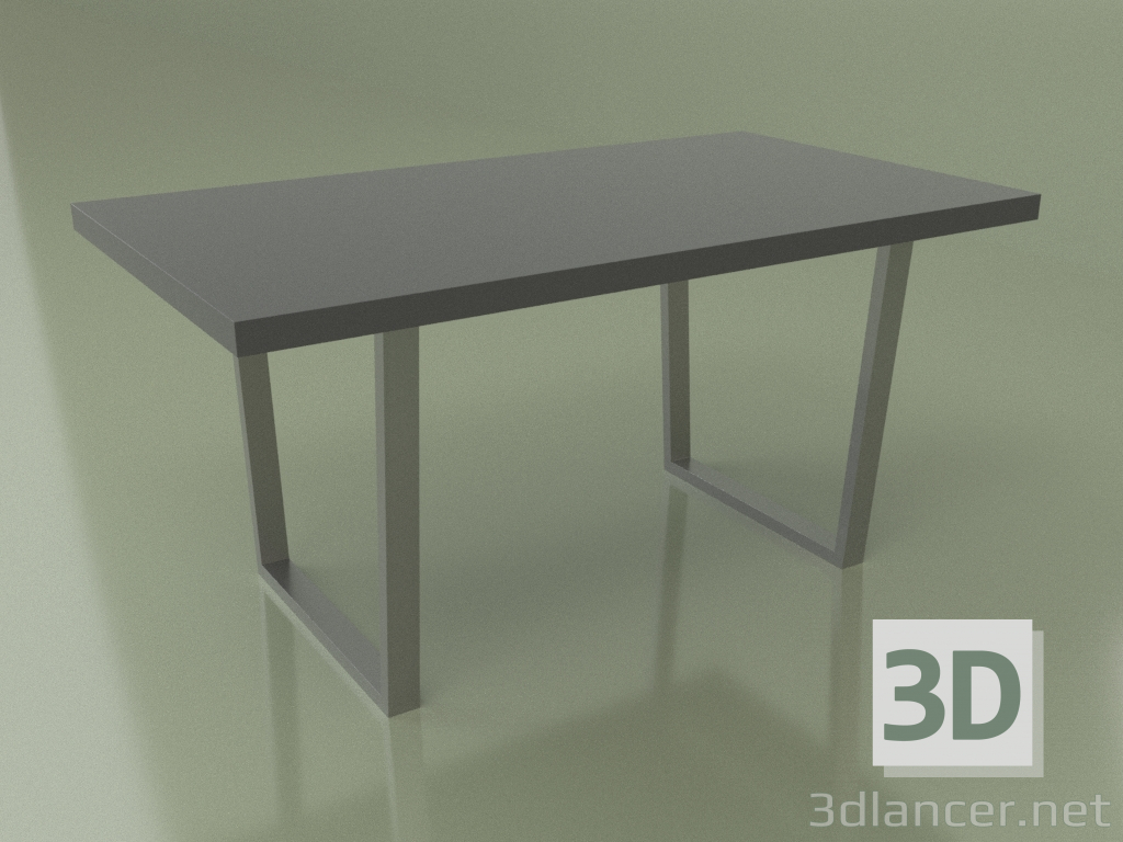 modello 3D Tavolo da pranzo Moderno (Antracite) - anteprima