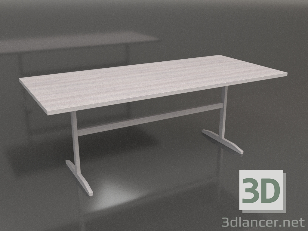 3D modeli Yemek masası DT 12 (2000x900x750, ahşap soluk) - önizleme