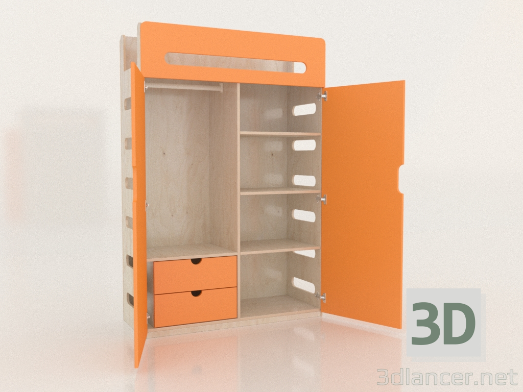 3d model Wardrobe open MOVE WC (WOMWC2) - preview