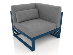 Modular sofa, section 6 right, high back (Grey blue)